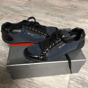 Prada sneakers blue color 37.5 size